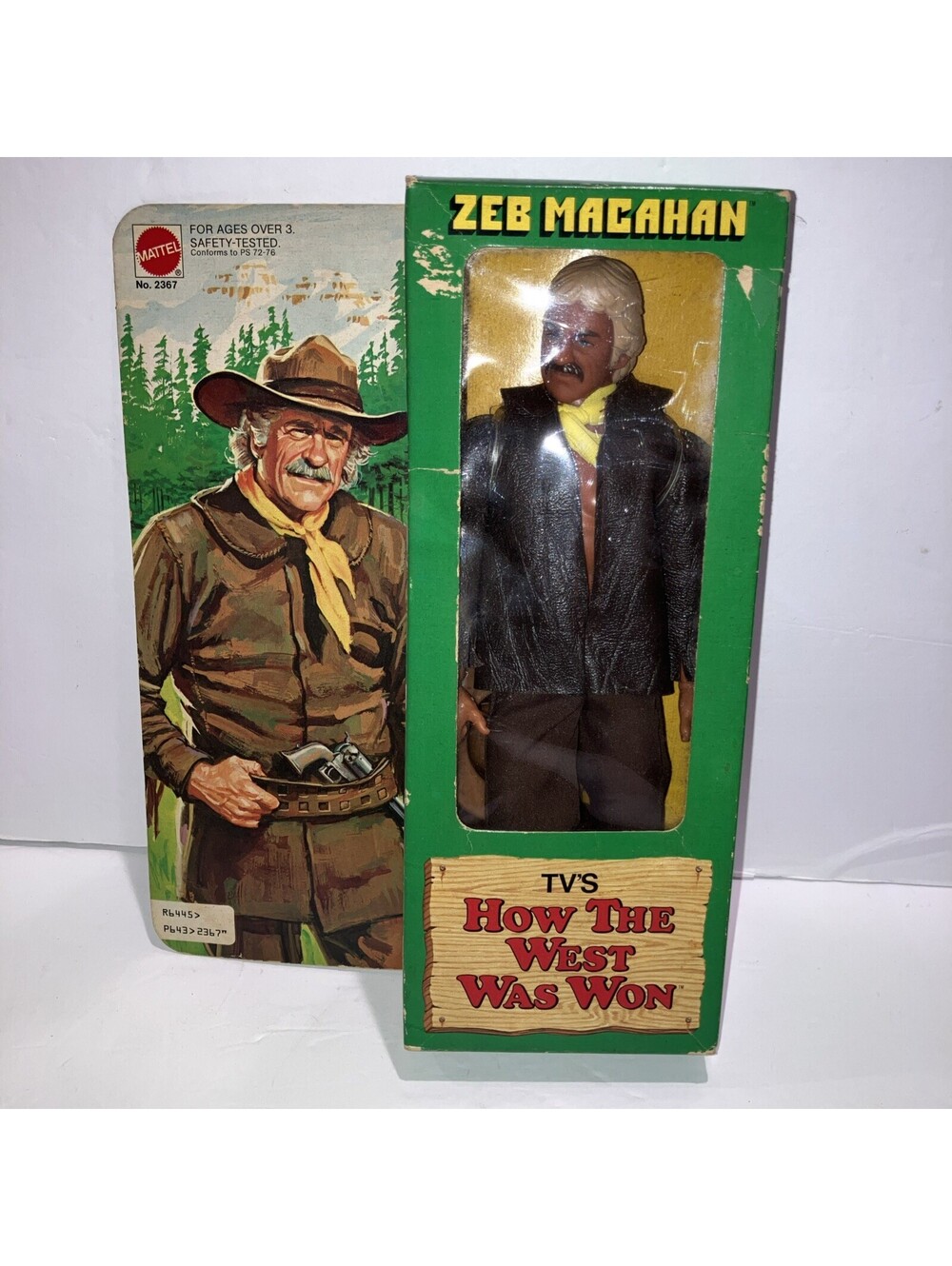 MATTEL ZEB MACAHAN HOW THE WEST WAS WON TV ACTION FIGURE BOXED SEALED 1978 5959